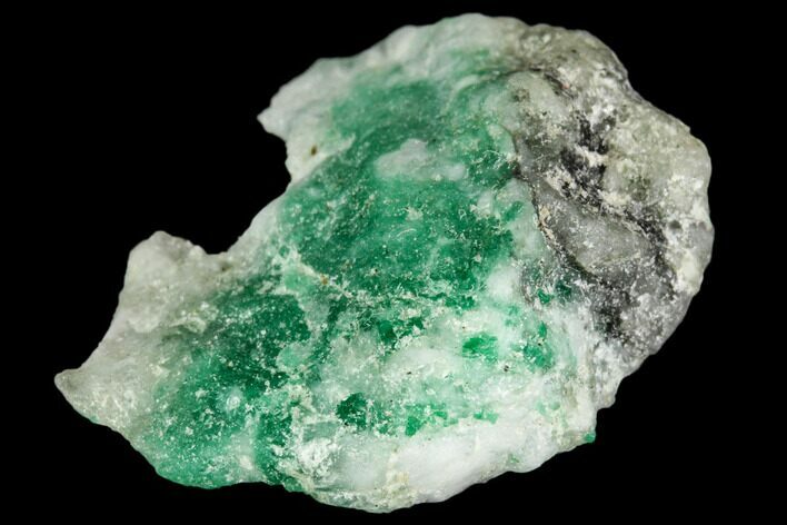 Beryl (Var Emerald) in Calcite - Khaltoru Mine, Pakistan #112076
